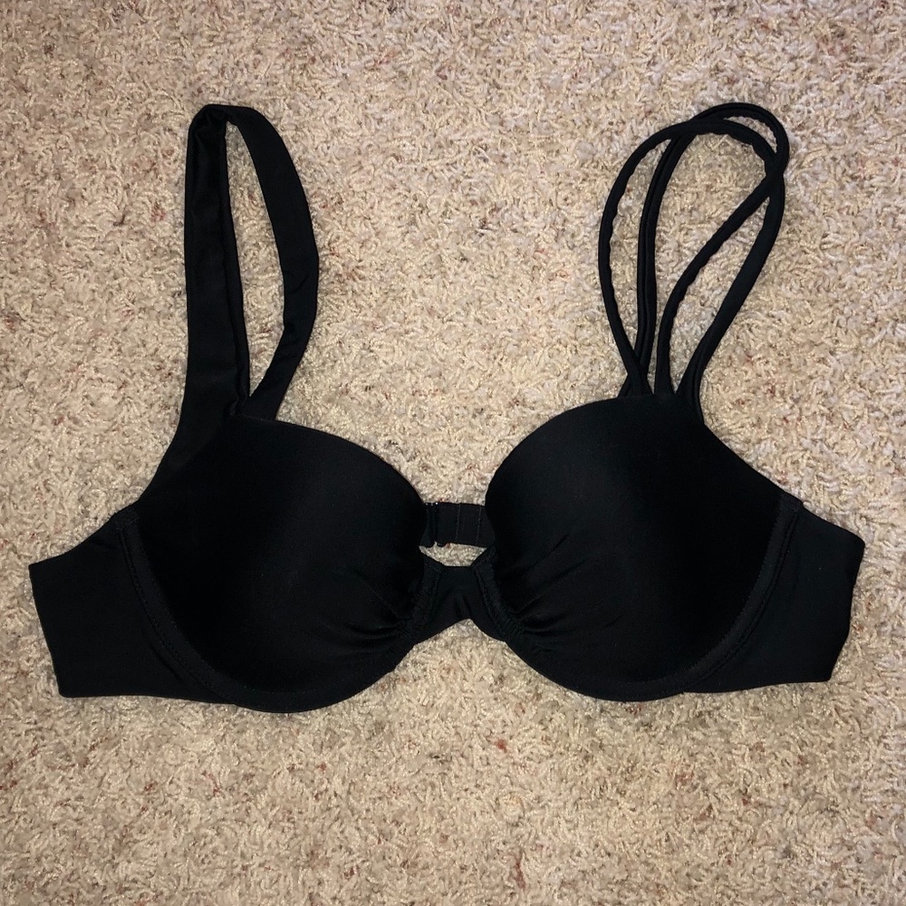 American Eagle Aerie Black Women's Bikini Top